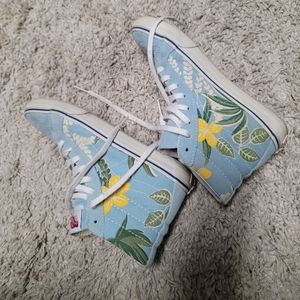 Vans Suade High Top Design Printed